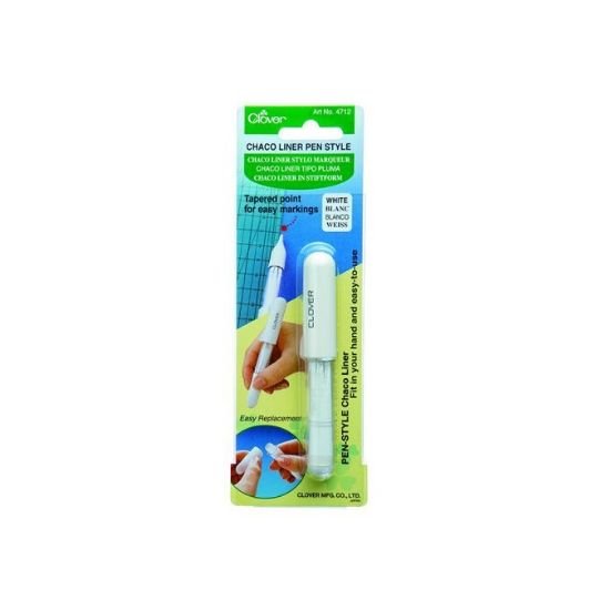 Clover Chaco Liner Pen Style White