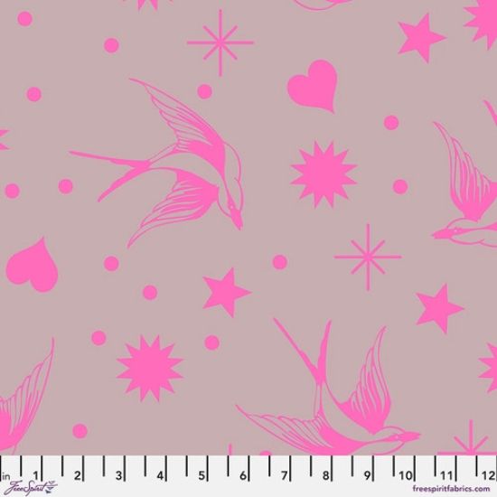 Neon True Colours Neon Fairy Flakes Cosmic - Tula Pink - PER QUARTER METRE